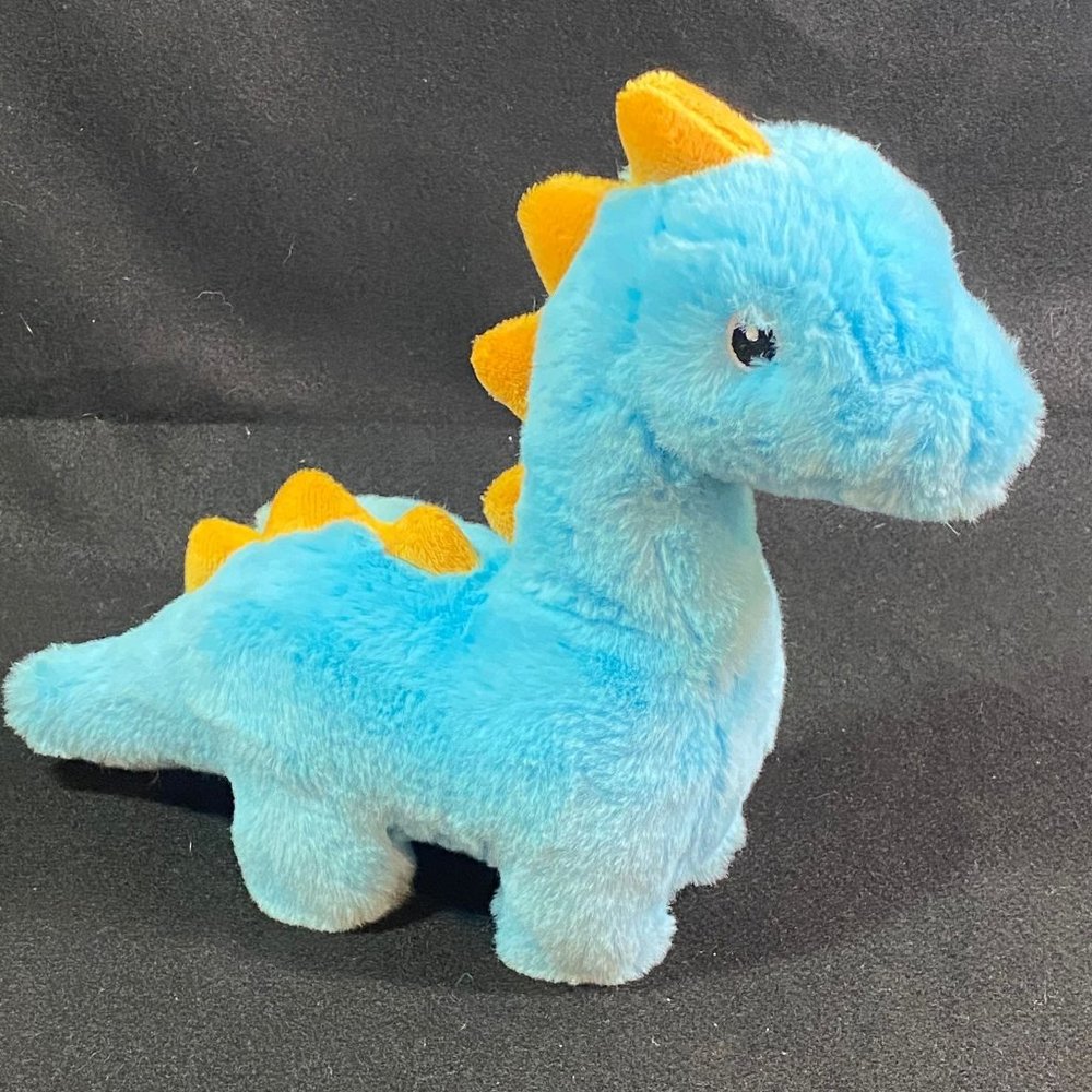Eco Nation By Aurora Blue Diplodocus Dinosaur Plush Stuffed Animal Approx. 9x12"